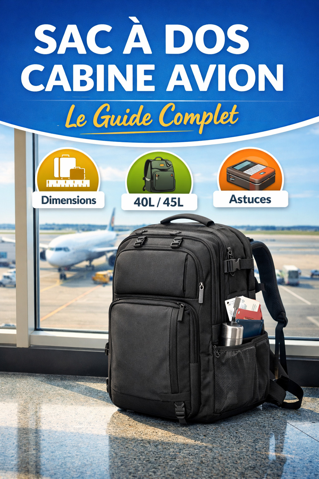 Sac à dos cabine avion : le guide complet pour voyager malin