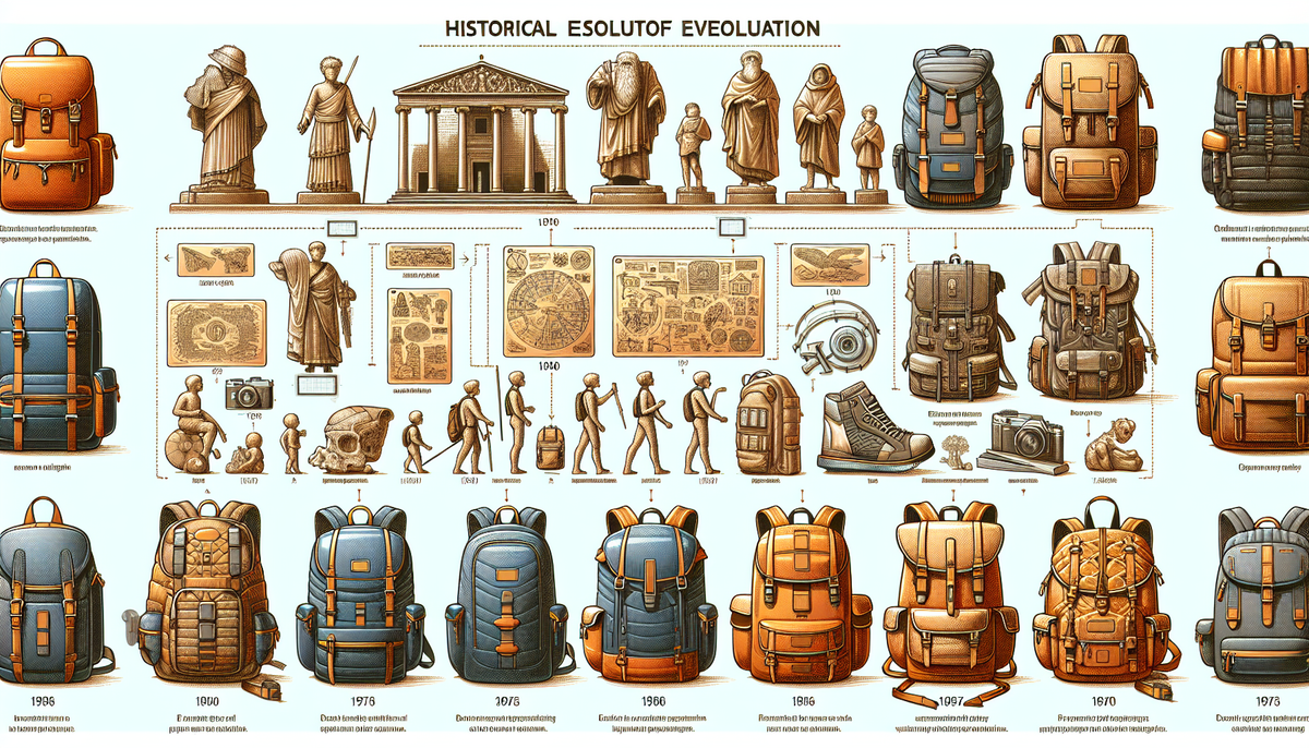 Histoire et évolution des sacs à dos à travers les âges.
