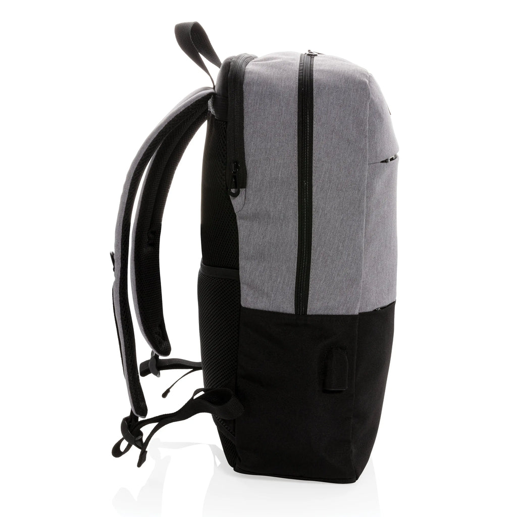 Sac à dos ordinateur 15,6" avec USB et anti RFID sacadospremium