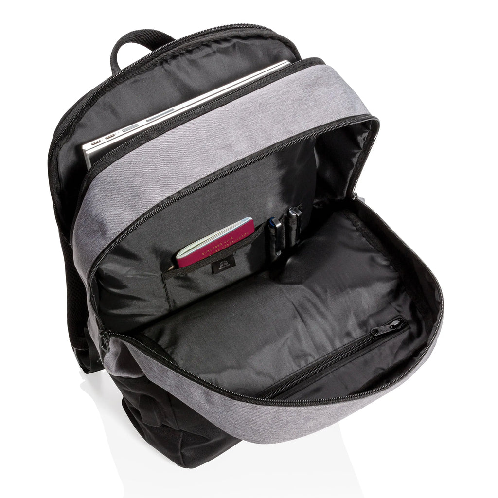 Sac à dos ordinateur 15,6" avec USB et anti RFID sacadospremium