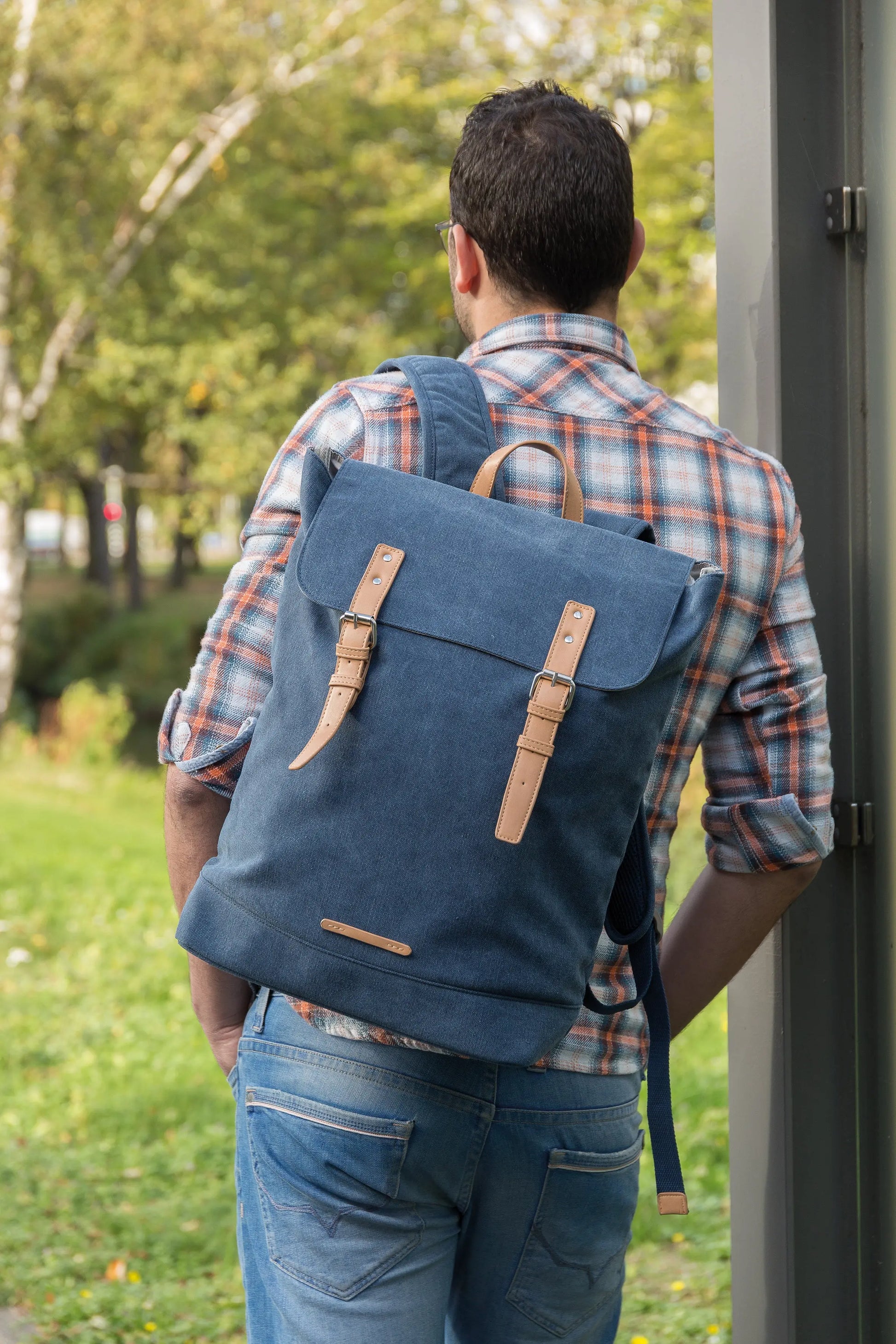 Sac à dos ordinateur en toile sacadospremium