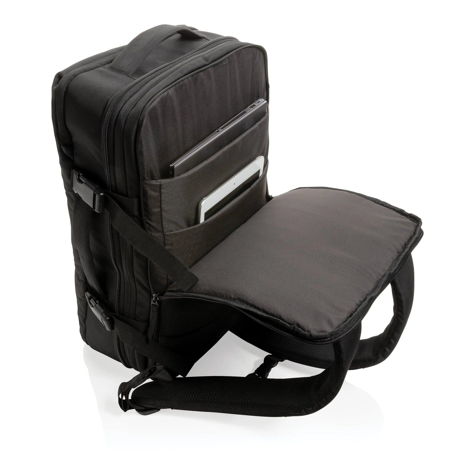 Sac à dos weekend extensible Swiss Peak en rPET AWARE™ sacadospremium