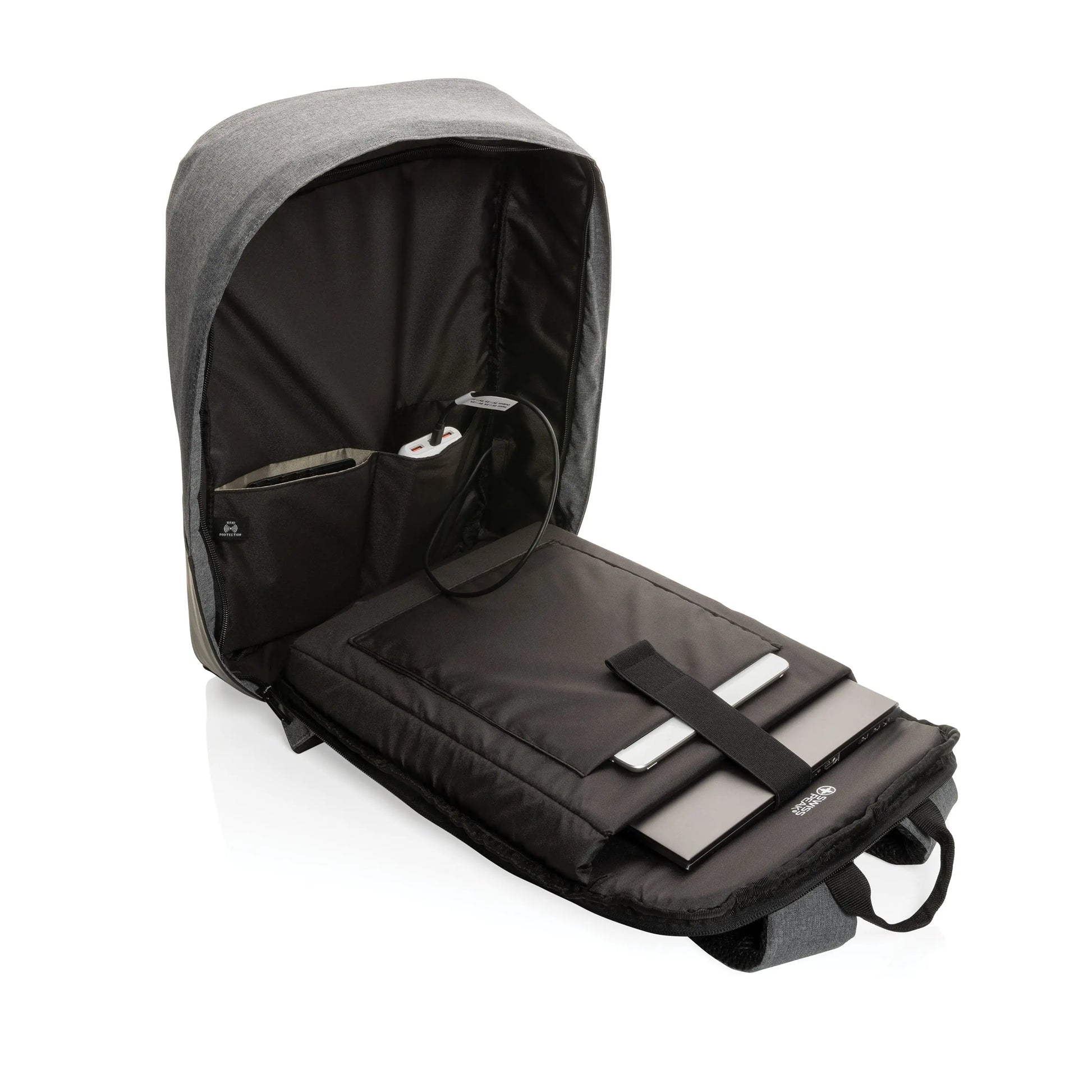 Sac à dos antivol 15.6" Swiss Peak AWARE™ sacadospremium